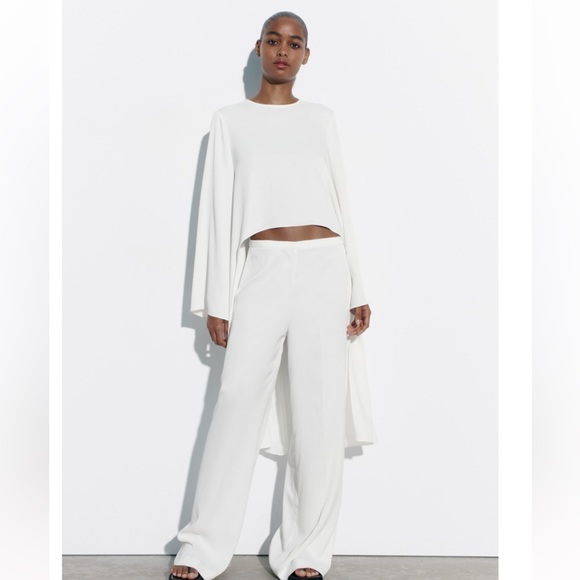 ZARA PALAZZO PANTS - Picture 2 of 8